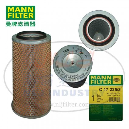 MANN-FILTER(曼牌濾清器)空濾C17225/3