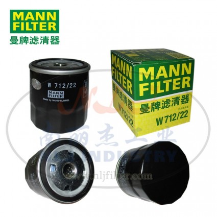 MANN-FILTER(曼牌濾清器)油濾W712/22