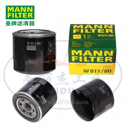 MANN-FILTER(曼牌濾清器)油濾W811/80