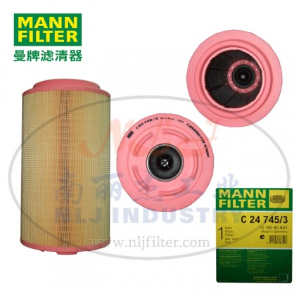 MANN-FILTER(曼牌濾清器)空濾C24745/3