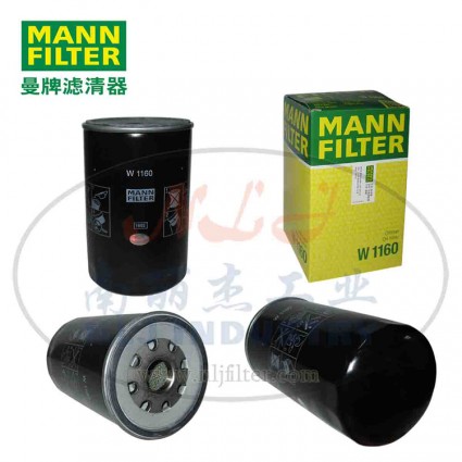 MANN-FILTER(曼牌濾清器)油濾W1160