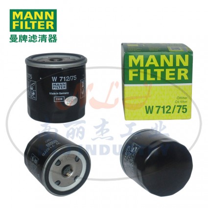 MANN-FILTER(曼牌濾清器)油濾W712/75