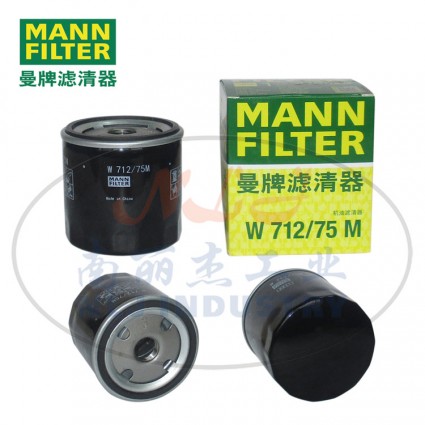 MANN-FILTER(曼牌濾清器)油濾W712/75M