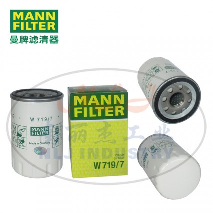 MANN-FILTER(曼牌濾清器)油濾W719/7